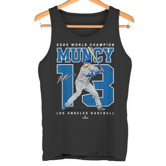 Player Number 2024 World Champion Max Muncy Los Angeles タンクトップ - Kawaiitshirt