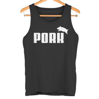 Pork – 面白いtシャツ Bbqスモーカーベーコン愛好家用 タンクトップ - Kawaiitshirt