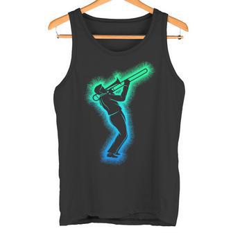 Posaune Posaunist Posaunenspieler Kinder Herren Jungen Tank Top - Seseable