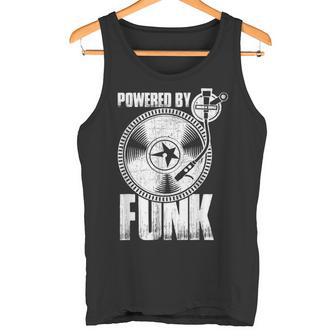 Powered By Funk Music 70年代 & 80年代 ビニール タンクトップ - Kawaiitshirt