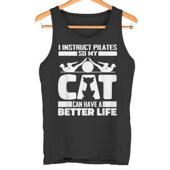 Profesor Gato Yoga Entrenamiento Instructor De Pilates Camiseta sin mangas - Regaloses