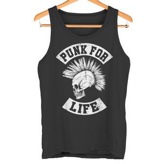 Punk For Life I Retro Anarchy & Punker I Retro Punk Rock Débardeur e - Cadeauxyz