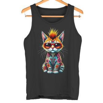 Punk Rock Chat Glam Rock Pour Garçons Enfants Garçons Débardeur e - Cadeauxyz