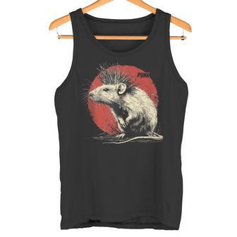 Punk Rock Rata In Mangas Camiseta sin mangas - Regaloses