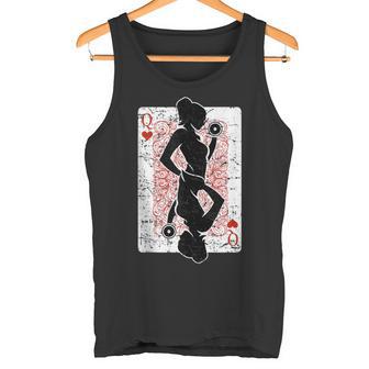 Reina De Corazones De Levantamiento De Pesas Cool Fitness Lover Regalo In Mangas Camiseta sin mangas - Regaloses