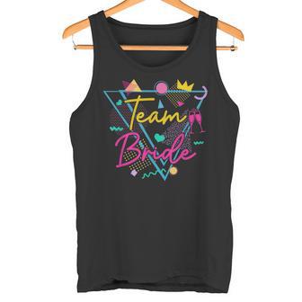 Retro 90Er Jahre Team Braut Junggesellinnenabschied Braut Der 90Er Jahre Tank Top - Seseable