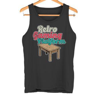 Retro-Gaming-Plattform Für Brettspiel-Liebhaber I Brettspiel Tank Top - Seseable