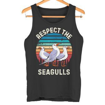 Retro Respeto Las Gaviotasintage Grunge Gaviotas Amante Camiseta sin mangas - Regaloses