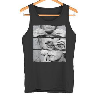Roll It Lick Itmoke It マリファナポットウィードメンズtシャツ タンクトップ - Kawaiitshirt