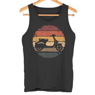 Rollerintage Retro Moped Tank Top - Seseable
