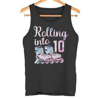 Rolling Into 10 Patines En Línea Para Patinaje De 10 Cumpleaños Camiseta sin mangas - Regaloses