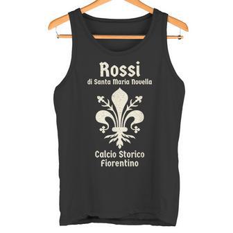 Rossianta Maria Novella Calciotorico Florencia Italia Camiseta sin mangas - Regaloses