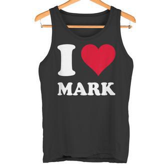 Rotes Herz Ich Liebe Mark Tank Top - Geschenkecke