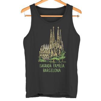 Sagrada Familia Barcelona タンクトップ - Kawaiitshirt