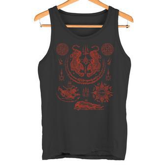 Sak Yant Tigres Paed Tidt Tatouages Yantra Bouddha Thaïlande Débardeur e - Cadeauxyz