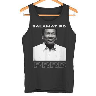 Salamat Po Prrd ありがとう社長ドゥテルテ・ピノイピネー タンクトップ - Kawaiitshirt
