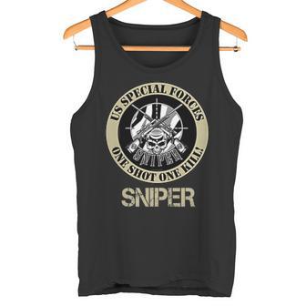 Sas特殊部隊スナイパー退役軍人 7月4日ギフト タンクトップ - Kawaiitshirt