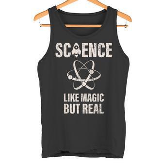 Science Like Magic But Real Wissenschaftler Geschenk Physik Tank Top - Seseable