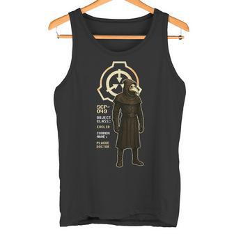Scp 049 ペスト医師 異常物体封じ込め。 タンクトップ - Kawaiitshirt