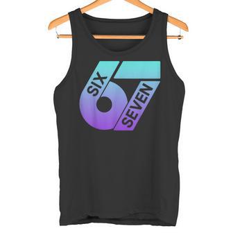 Seisiete 67 Colorido 6 7 Gen Alphalang Divertido 6-7 Meme Camiseta sin mangas - Regaloses