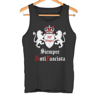 Siempre Antifascista Protest No Kings Anti Fascism Resist Us In Mangas Camiseta sin mangas - Regaloses