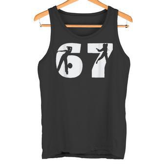 Silhouette De Danse Hip Hop Numéro 67 Débardeur e - Cadeauxyz