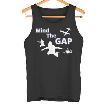 Sky Diving Mind The Gap 面白いスカイダイバー タンクトップ - Kawaiitshirt
