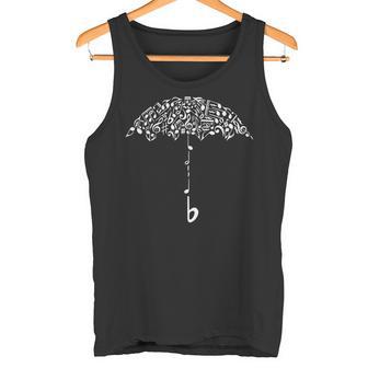Sound Of Rain Parapluie De Notes De Musique Noteilence Débardeur e - Cadeauxyz