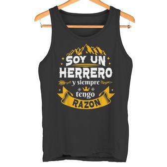 Soy Un Herreroiempre Razon Divertido Para Hombre Camiseta sin mangas - Regaloses