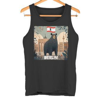 Superbe Costume Graphique D'ours De Berlin Débardeur e - Cadeauxyz