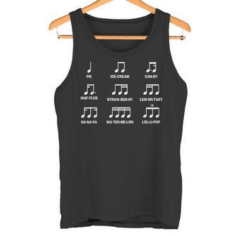 Sweet Rhythm 音符 デザート キュート クリスマスギフト タンクトップ - Kawaiitshirt