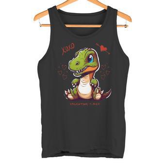 T-Rex Amusant Pour Laaint-Valentin Pour Enfants Débardeur e - Cadeauxyz