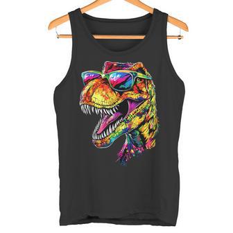 T-レックス ティラノサウルス・レックス 恐竜 恐竜大好き ディノ タンクトップ - Kawaiitshirt