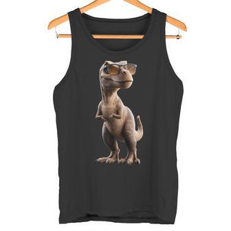 T-レックス ティラノサウルス・レックス 恐竜 恐竜大好き ディノ タンクトップ - Kawaiitshirt