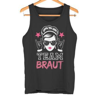 Team Braut Jga Rock Braut Junggesellinnenabschied Party Tank Top - Seseable