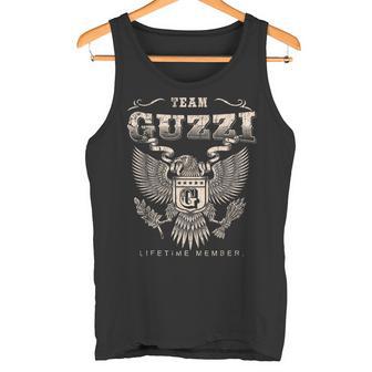 Team Guzzi Life Mitglied Guzzi Name Tank Top - Seseable