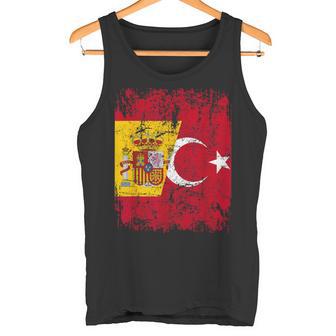 Turquía España Bandera De La Amistad Turquía Camiseta sin mangas - Regaloses