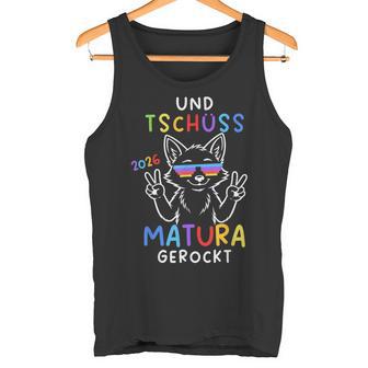 Und Tschüss Matura Gerockt Fuchs 2026 Abschluss Matura Tank Top - Seseable