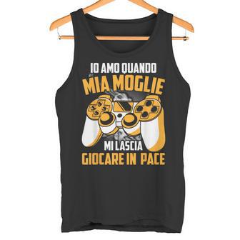 Uomo Gamingideogiocatore Controller Marito Amo Iideogiochi Canotta - Novitaregali