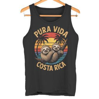 Vacaciones Tropical Puraida Perezoso Costa Rica Camiseta sin mangas - Regaloses