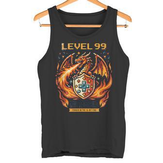 Videojuegointage Retro Gaming Arcade 80S Dragon Camiseta sin mangas - Regaloses
