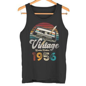 Vintage 1956 Cumpleaños 70 Años Cassette Lápiz Camiseta sin mangas - Regaloses