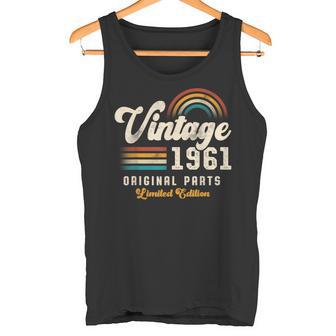 Vintage 1961 Piezas Originales 65 Aniversario Retro Camiseta sin mangas - Regaloses
