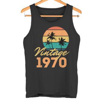 Vintage 1970 Nació Cumpleaños Retro Camiseta sin mangas - Regaloses