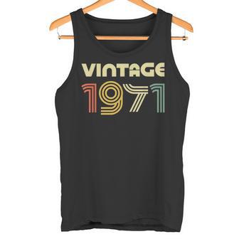 Vintage 1971 50Th Birthday タンクトップ - Kawaiitshirt
