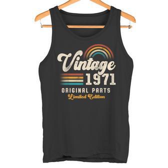 Vintage 1971 オリジナルパーツ 55周年記念 レトロ タンクトップ - Kawaiitshirt