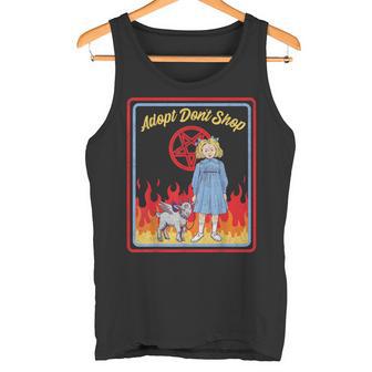 Vintage Child Game Horror Adopt Donthop Dark Humor タンクトップ - Kawaiitshirt
