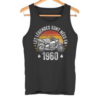 Vintage Humour Motards Idée Cadeau Moto Homme Né En 1960 Débardeur e - Cadeauxyz
