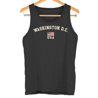 Vintage Washington Dc Usa Bandera Americana Recuerdo Retro Camiseta sin mangas - Regaloses