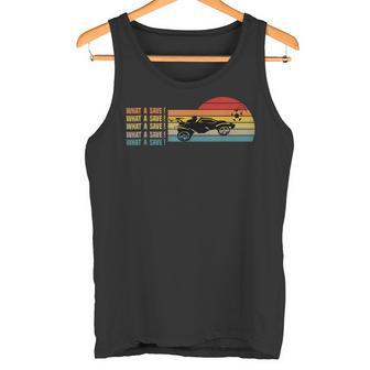 What A Rescue ヴィンテージ レトロ ロケット フットボール カー リーグ タンクトップ - Kawaiitshirt